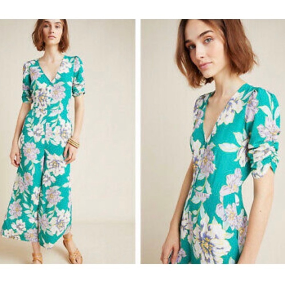 NWT- Yumi Kim AnthropologieBelmont Floral Jumpsuit